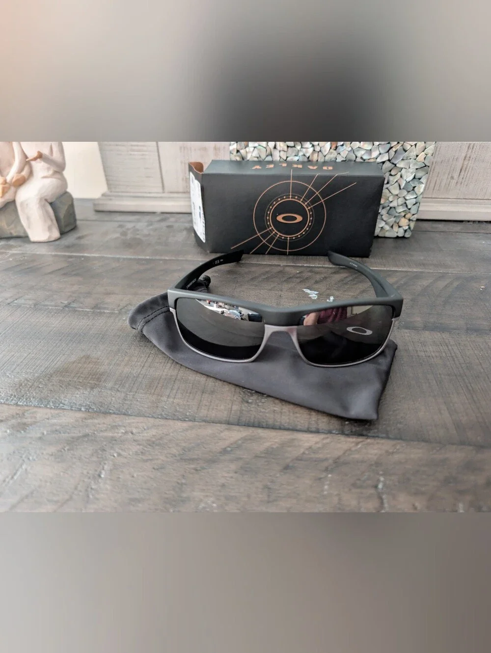 NIB Oakley Twoface Sunglasses Matte Black Prizm Black Polarized OO9189-9651
